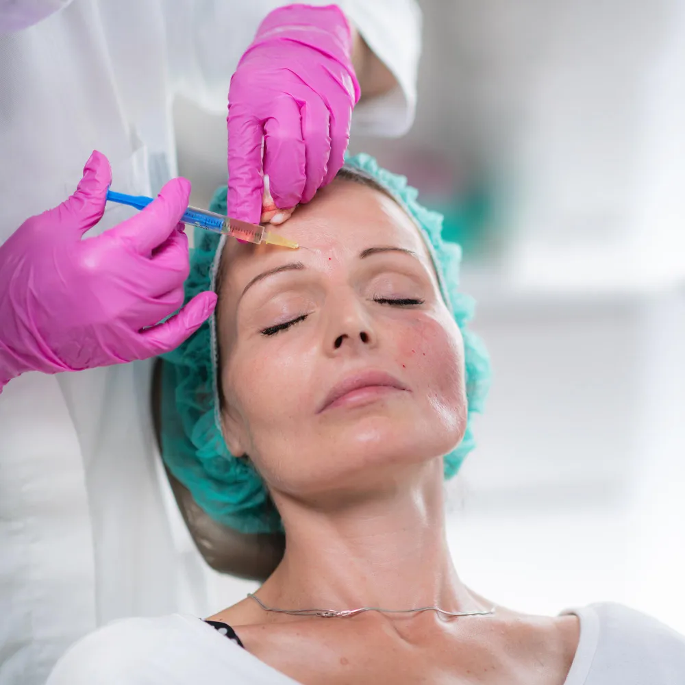 Botox in Jacksonville FL treatment helping reduce forehead wrinkles and prevent visible signs of aging