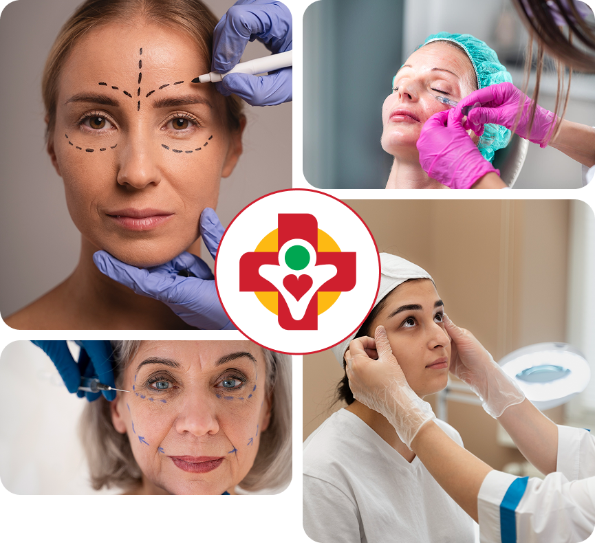 Patient receiving a professional Botox treatment at Value Care Clinic, illustrating non-surgical cosmetic services performed in a safe clinical environment.