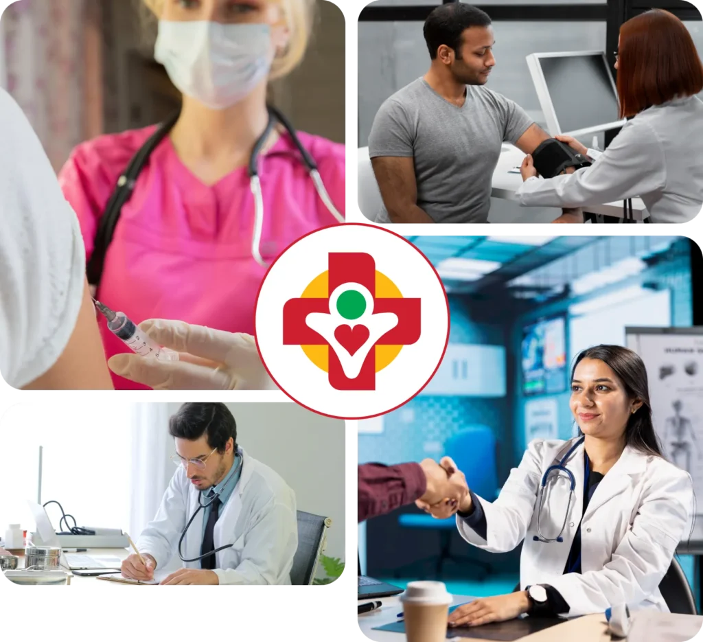 Decorative graphic element emphasizing Value Care Clinic as a trusted healthcare provider.