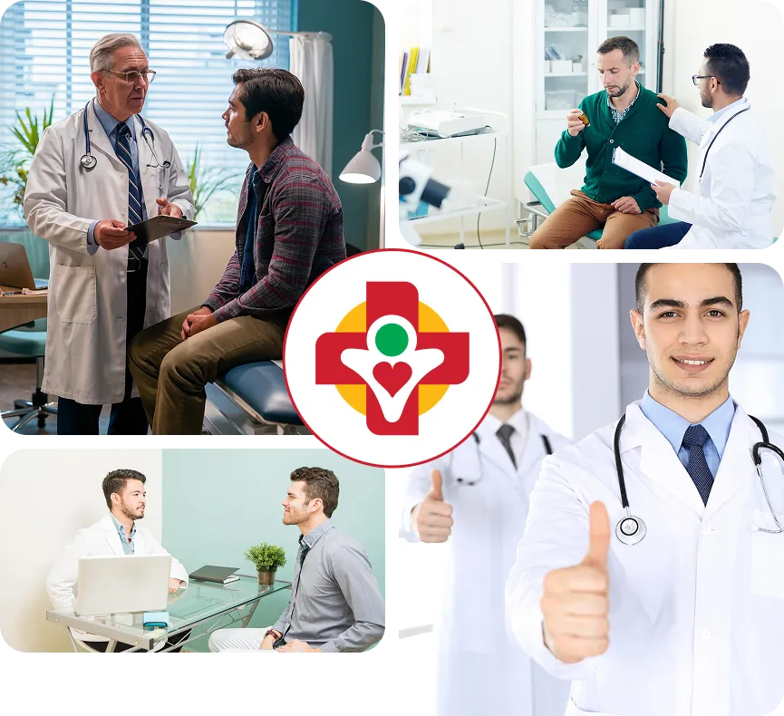 Male patient receiving medical consultation at Value Care Clinic, representing men’s health services focused on preventive care, wellness exams, and ongoing treatment.