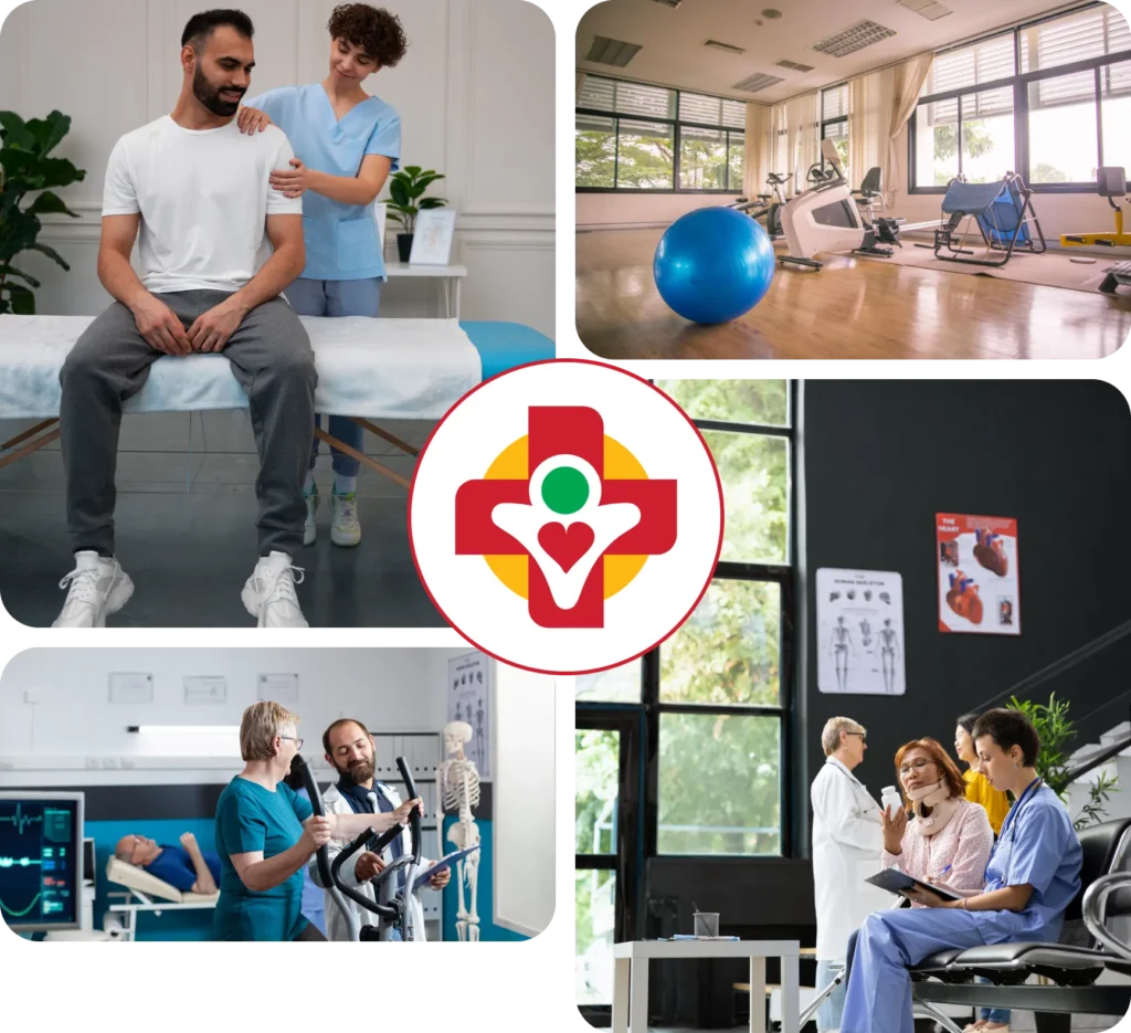 Medical rehabilitation icon highlighting recovery-focused treatment and physical therapy support at Value Care Clinic.