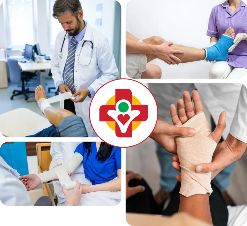 Work-related injury treatment icon representing occupational injury evaluation and care services at Value Care Clinic.