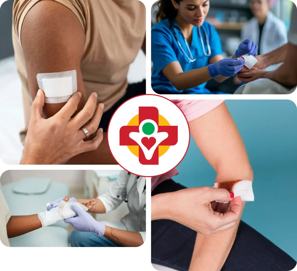 Healthcare icon highlighting specialized wound care and healing services offered by Value Care Clinic.