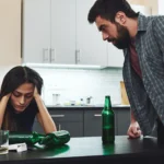 Woman struggling with alcohol dependency during counseling at alcohol treatment center in Jacksonville FL