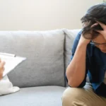 Individual consulting a psychiatry specialist in Jacksonville for evaluation and treatment of anxiety, depression, stress, and bipolar disorder symptoms